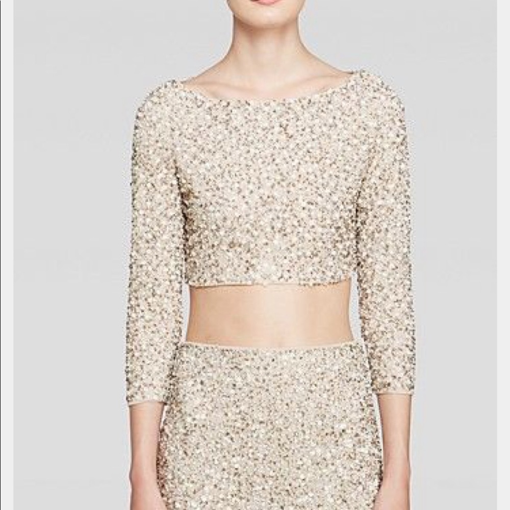 Alice + Olivia “Lacey” Embellished top